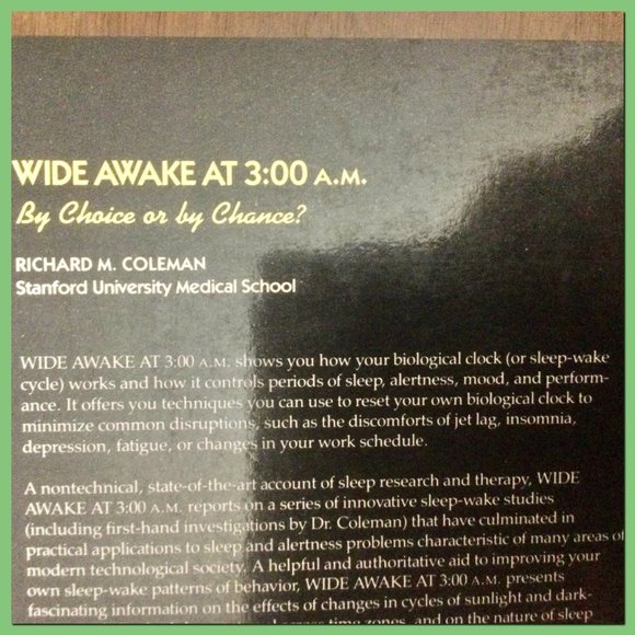 Problems sleeping? Erratic Schedule? - Picture 2 of 5